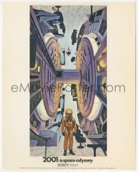4y1133 2001: A SPACE ODYSSEY Cinerama color English FOH LC 1968 Kubrick, Bob McCall centrifuge art!