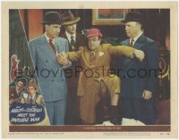4y0522 ABBOTT & COSTELLO MEET THE INVISIBLE MAN LC #3 1951 Bud & William Frawley restrain Lou!