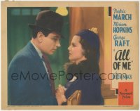 4y0525 ALL OF ME LC 1934 best close up of tough George Raft & pretty Helen Mack, ultra rare!