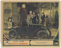 4y0526 ALWAYS GOODBYE LC 1931 confused Elissa Landi stares at valet standing in her car, very rare!