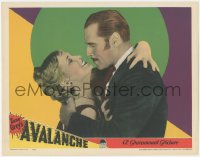 4y0528 AVALANCHE LC 1928 from Zane Grey story, best c/u of Jack Holt & Olga Baclanova, very rare!