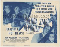 4y0446 BRENDA STARR REPORTER chapter 1 TC 1945 Joan Woodbury, Richmond, Columbia serial, Hot News!