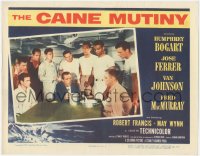 4y0536 CAINE MUTINY LC 1954 classic scene of Humphrey Bogart proving the strawberries were stolen!