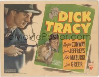 4y0458 DICK TRACY TC 1945 detective Morgan Conway & Anne Jeffreys with Mike Mazurki as Splitface!