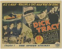 4y0457 DICK TRACY chapter 1 TC 1937 Chester Gould, Ralph Byrd waging one-man war on crime, rare!