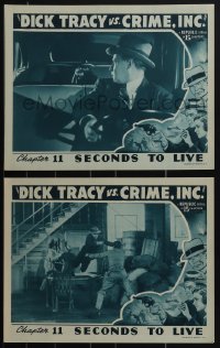 4y0662 DICK TRACY VS. CRIME INC. 2 chapter 11 LCs 1941 detective Ralph Byrd, Gould, Seconds to Live!
