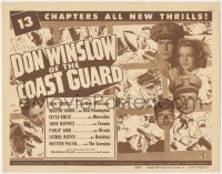 4y0461 DON WINSLOW OF THE COAST GUARD whole serial TC 1943 World War II, 13 chapters all new thrills!