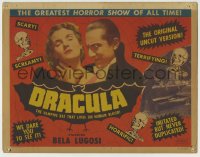 4y0200 DRACULA TC R1951 Tod Browning, Bela Lugosi as the vampire that lives on human blood!