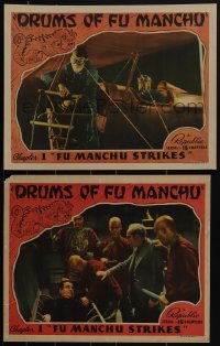 4y0664 DRUMS OF FU MANCHU 2 chapter 1 LCs 1940 images of pilot Robert Kellard, Fu Manchu Strikes!