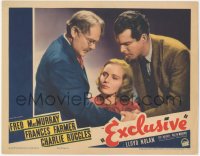 4y0548 EXCLUSIVE LC 1937 Frances Farmer comforted by Fred MacMurray & Charlie Ruggles, ultra rare!