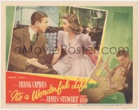 4y0206 IT'S A WONDERFUL LIFE LC #2 1946 best c/u of James Stewart & Donna Reed, Frank Capra classic!