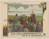 4y0588 TEN COMMANDMENTS LC 1923 Roberts as Moses parting the Red Sea, Cecil B. DeMille, very rare!