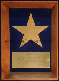4y0005 BEVERLY GARLAND 10x14 framed award 1983 when she received a Hollywood Walk of Fame star!