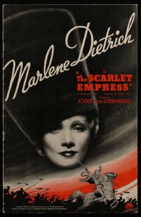 4y0063 SCARLET EMPRESS pressbook 1934 Josef von Sternberg & Marlene Dietrich classic, ultra rare!