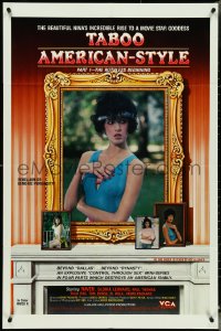 4y1073 TABOO AMERICAN STYLE 1 THE RUTHLESS BEGINNING video/theatrical 1sh 1985 sexy Raven, rare!