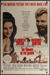 4y1076 TAMING OF THE SHREW 1sh 1967 great images of sexiest Elizabeth Taylor & Richard Burton!