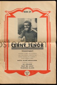 4y0087 EMCO-FILM 1930-31 Czech campaign book 1930 Jazz Singer, Say It With Songs, Rin-Tin-Tin, rare!