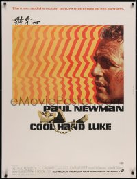 4z0050 COOL HAND LUKE 30x40 1967 Paul Newman prison escape classic, cool art by James Bama, rare!