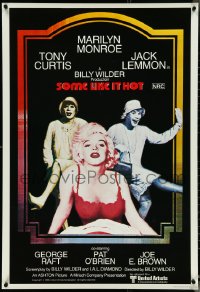 4z0374 SOME LIKE IT HOT Aust 1sh R1980 sexy Marilyn Monroe, Tony Curtis & Jack Lemmon in drag!