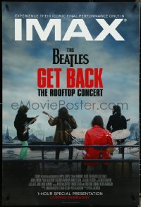 4z0898 BEATLES: GET BACK THE ROOFTOP CONCERT IMAX 1sh 2022 Lennon, McCartney, Harrison, Starr!