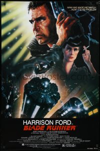 4z0062 BLADE RUNNER NSS style 1sh 1982 Ridley Scott sci-fi classic, art of Harrison Ford by Alvin!