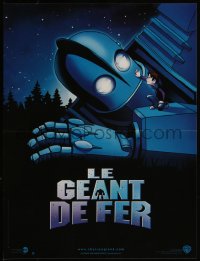 4z0265 IRON GIANT French 16x21 1999 animated modern classic, cool cartoon robot artwork!