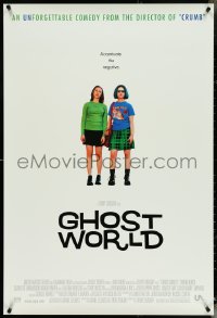 4z0960 GHOST WORLD int'l 1sh 2001 Thora Birch, Scarlett Johansson, Terry Zwigoff directed!