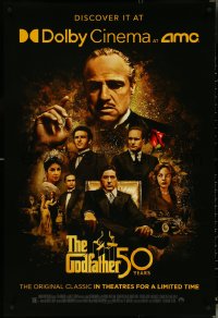 4z0962 GODFATHER DS 1sh R2022 Marlon Brando & cast in Francis Ford Coppola crime classic!