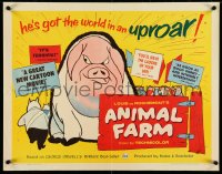 4z0547 ANIMAL FARM 1/2sh 1955 animated cartoon from classic George Orwell novel, ultra rare!