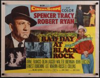 4z0548 BAD DAY AT BLACK ROCK style B 1/2sh 1955 Spencer Tracy, Robert Ryan & Anne Francis!