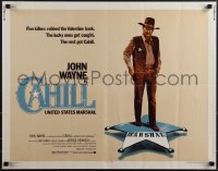 4z0565 CAHILL 1/2sh 1973 George Kennedy, classic United States Marshall big John Wayne!