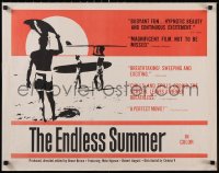 4z0069 ENDLESS SUMMER 1/2sh 1967 John Van Hamersveld art, Bruce Brown surfing classic, very rare!
