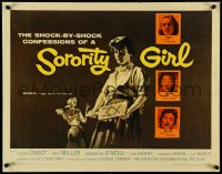 4z0638 SORORITY GIRL 1/2sh 1957 AIP, the shock by shock confessions of a bad girl, Susan Cabot!