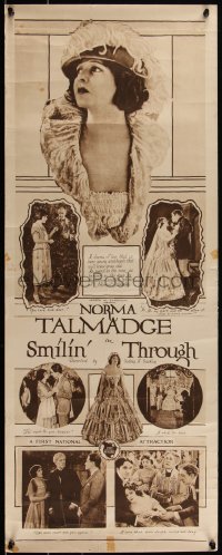 4z0090 SMILIN' THROUGH insert 1922 images of beautiful Norma Talmadge in a dual role, ultra rare!