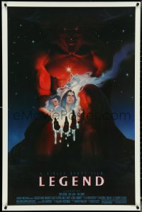 4z1007 LEGEND 1sh 1986 Tom Cruise, Mia Sara, Tim Curry, Ridley Scott, cool Blackshear fantasy art!