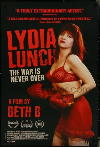 4z1019 LYDIA LUNCH: THE WAR IS NEVER OVER 1sh 2019 spoken word artist documentary, Annie Sprinkle!