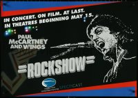 4z0464 PAUL McCARTNEY & WINGS ROCKSHOW 24x33 special poster R2013 c/u of him singing into mic!