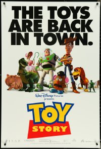4z1116 TOY STORY DS 1sh 1995 Disney & Pixar cartoon, great images of Buzz Lightyear, Woody & cast!