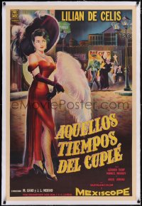 5a0518 AQUELLOS TIEMPOS DEL CUPLE linen Argentinean 1958 art of sexy Lilian de Celis by Alvara!