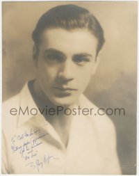 5b0011 GARY COOPER signed deluxe 10.5x13.5 still 1920s super young portrait by Eugene Robert Richee!