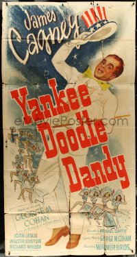 5b0438 YANKEE DOODLE DANDY 3sh 1942 James Cagney classic biography of George M. Cohan, ultra rare!
