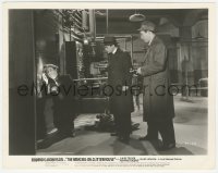 5b1738 AMAZING DR. CLITTERHOUSE 8x10.25 still 1938 Robinson & Rosenbloom watch Bogart crack safe!