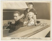 5b1754 BIG SHOT 8x10 still 1942 great close up of Humphrey Bogart & Irene Manning on sailboat!