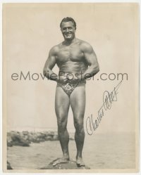 5b0111 CHARLES ATLAS signed 8x10 still 1940s the perfect specimen who made the world body conscious!
