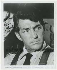 5b0118 DEAN MARTIN signed 8x10 still 1969 head & shoulders close up in plane cockpit from Airport!