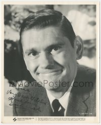 5b0119 DICK YORK signed TV 8x10 still 1968 head & shoulders portrait, he added a Bewitched pun!
