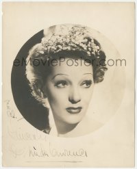 5b0129 GERTRUDE LAWRENCE signed deluxe stage play 8x10 still 1930s headshot of the legendary actress!