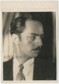 5b1934 WILLIAM POWELL 8x11 key book still 1930s great head & shoulders portrait wearing suit & tie!