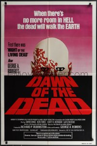 5b1008 DAWN OF THE DEAD 1sh 1979 George Romero, no more room in HELL for the dead, Powers art!