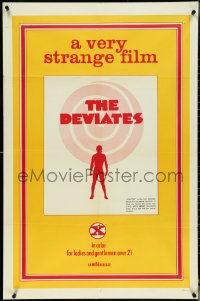 5b1020 DEVIATES 1sh 1971 it's a very strange film for those over 21, ultra-rare!